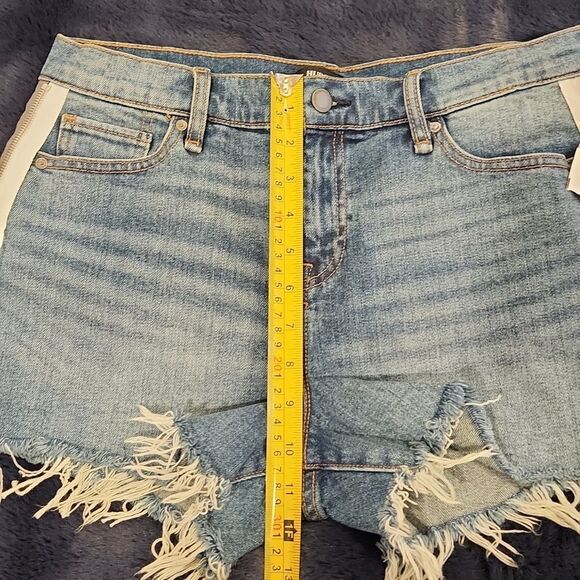 HUDSON Womens Gemma Denim Frayed Hem Cutoff Shorts Blue 28, new with tags! - Picture 14 of 15